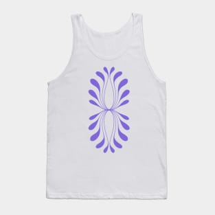 lilac line art Tank Top